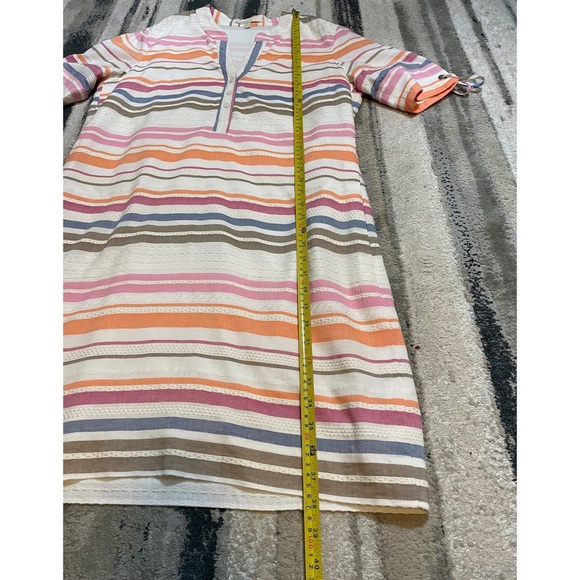 ETCETERA Mackenzie Striped Henley Dress - Picture 3 of 7